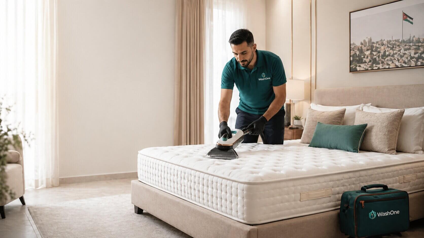 تنظيف المراتب