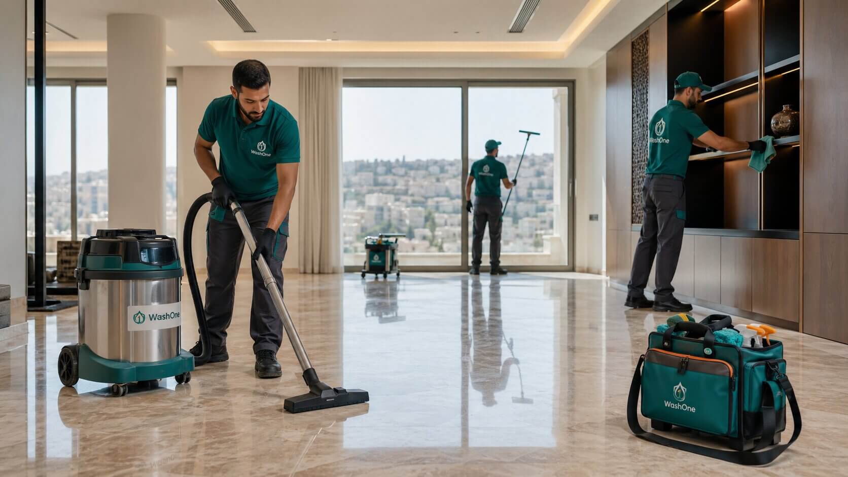 تنظيف ما بعد البناء والتجديد